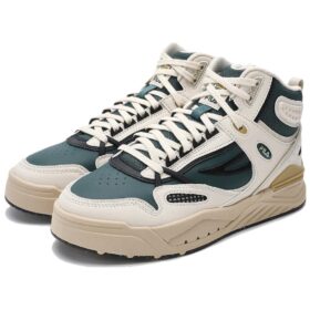 High-Top Sneakers “White Green”