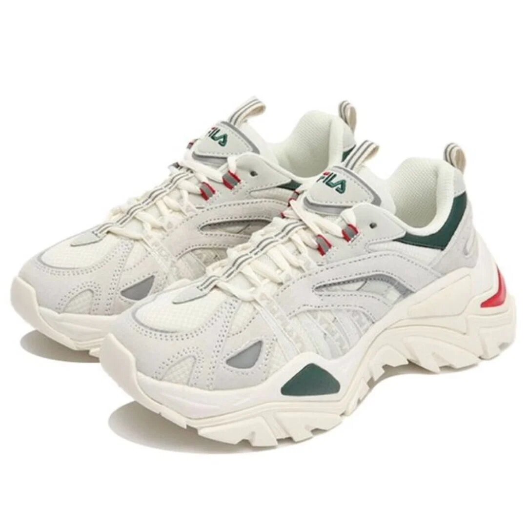 Interaction Shoes "White Green Red"