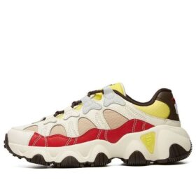 Jagger Low Running Shoes White/Red/Yellow