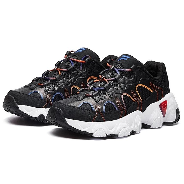 Jagger Retro Running Shoes Black/Orange