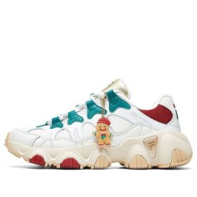 Jagger Retro Running Shoes Ginger Man White/Brown