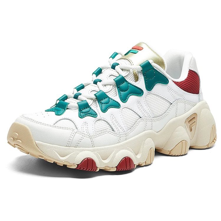Jagger Retro Running Shoes Ginger Man White/Brown