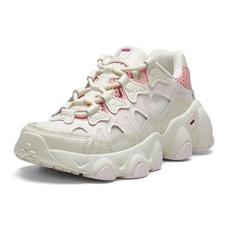 Jagger Retro Running Shoes White/Pink