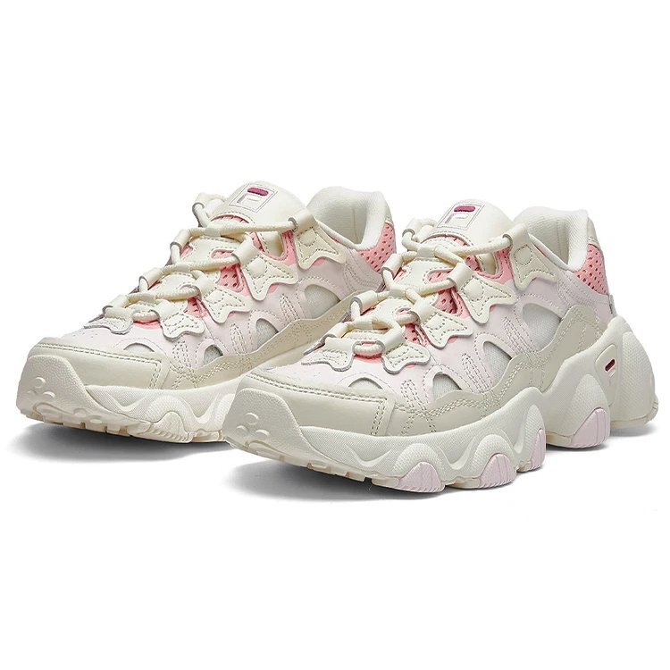 Jagger Retro Running Shoes White/Pink