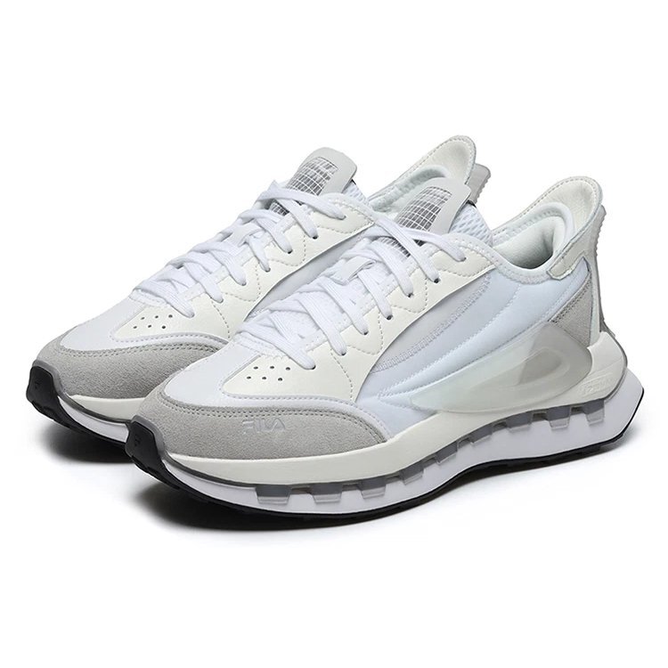 KM Shoes "White Grey"