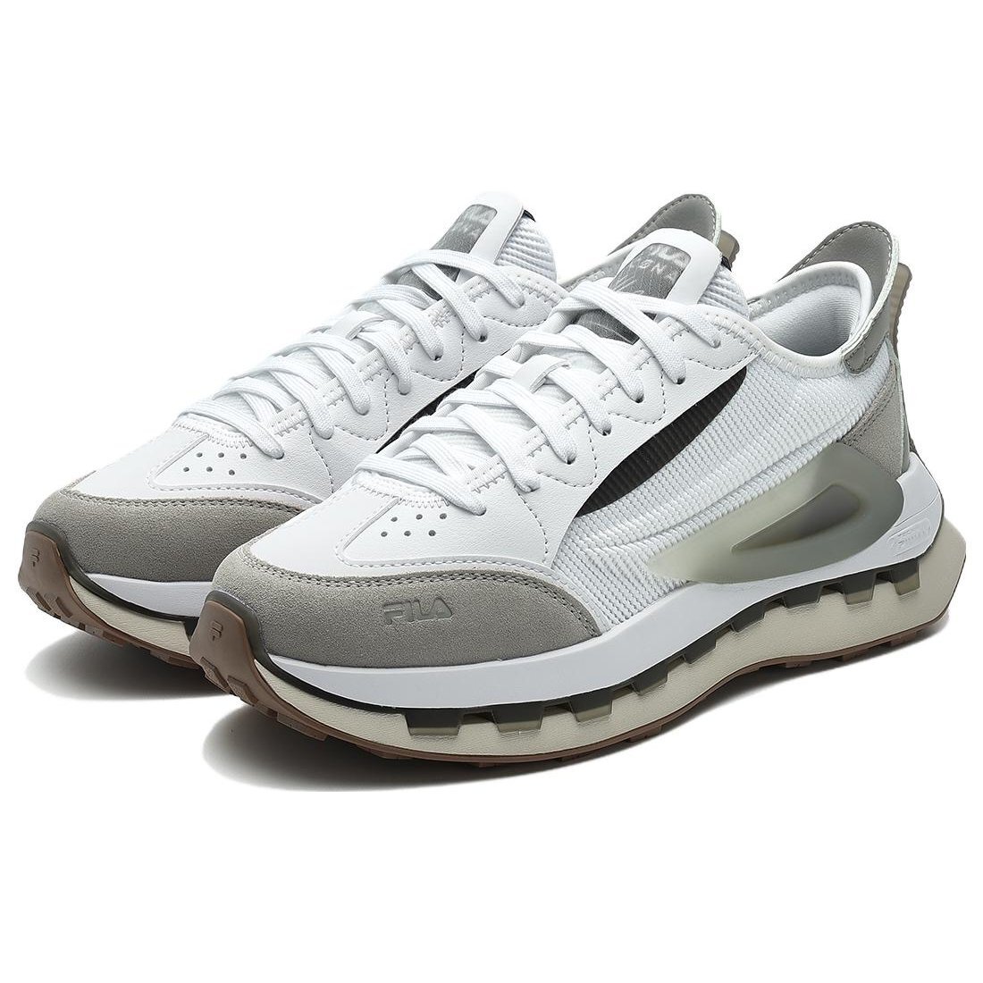 KM Shoes "White Grey Black"