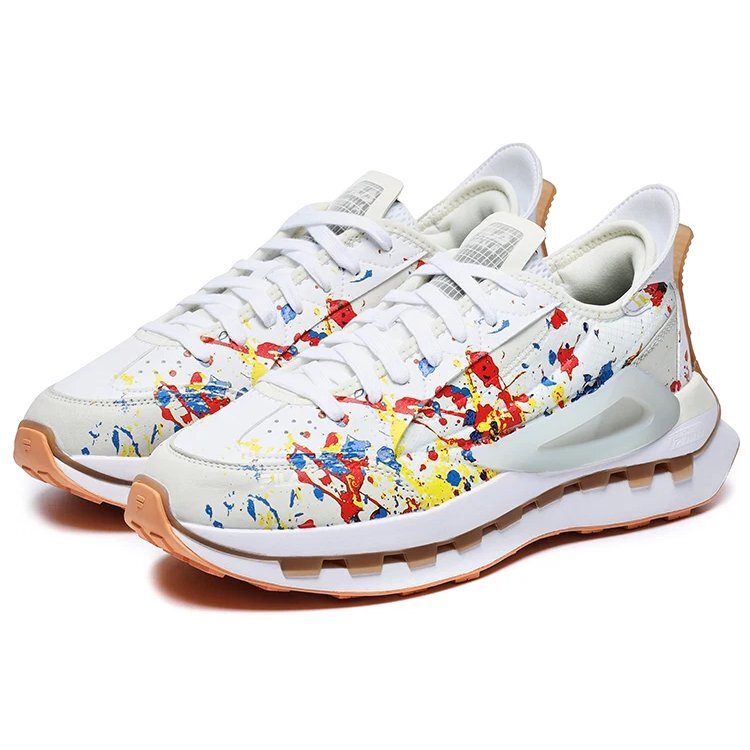 KM Shoes "White Multi"