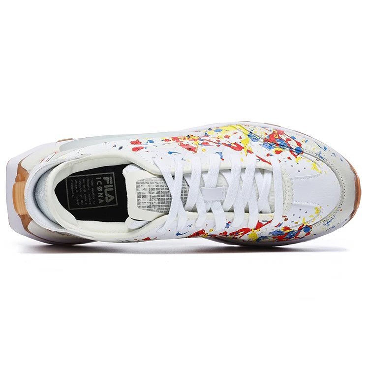 KM Shoes "White Multi"