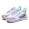 KM Shoes "White Purple Aqua"