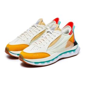 KM Shoes “White Yellow Orange”
