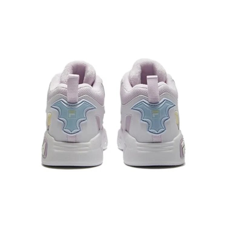 Lifestyle High-Top Basketball Shoes "White Pink Blue"