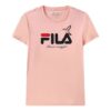 Logo Alphabet Sports Skin Friendly Short Sleeve Pink