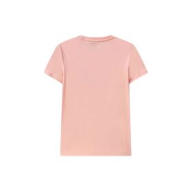 Logo Alphabet Sports Skin Friendly Short Sleeve Pink