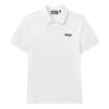 Logo Bee Embroidered Short Sleeve polo White