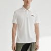Logo Bee Embroidered Short Sleeve polo White