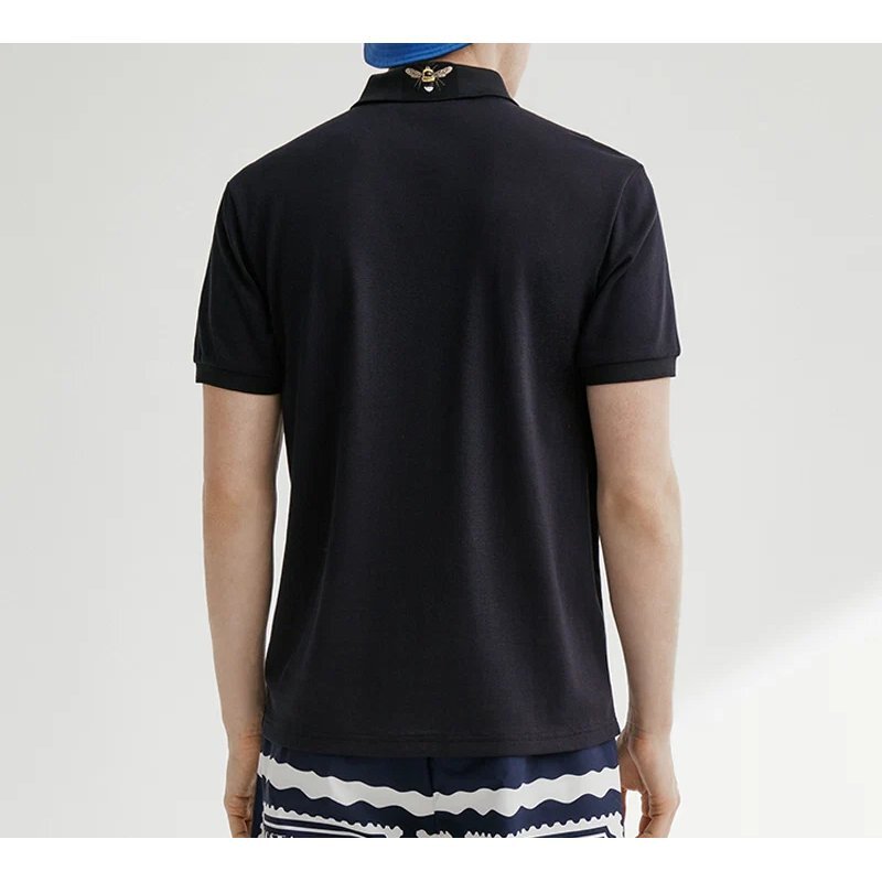Logo Embroidered Short Sleeve polo Blue