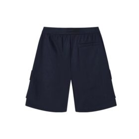 Logo Letter Printing Pocket Short Pant Male Blue