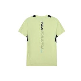Logo Letter Printing Round Collar Male Yellow
