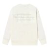 Logo Print Sweater "White"