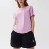 Logo Printing Casual Sports Short Sleeve Purple