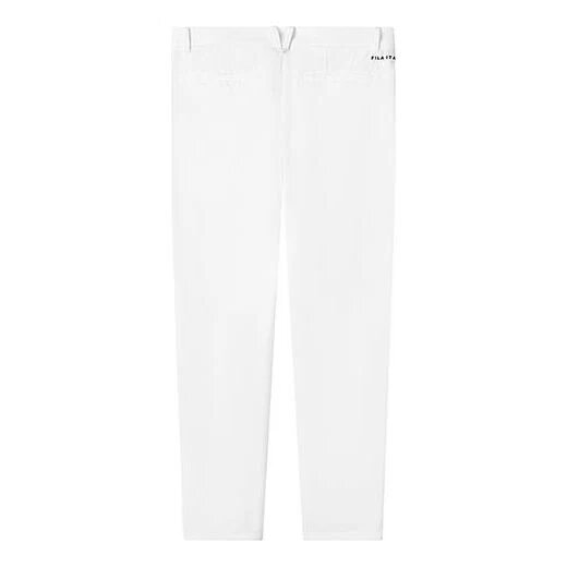 Logo Straight-leg Causual Pant Male White