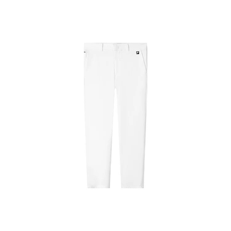 Logo Straight-leg Causual Pant Male White