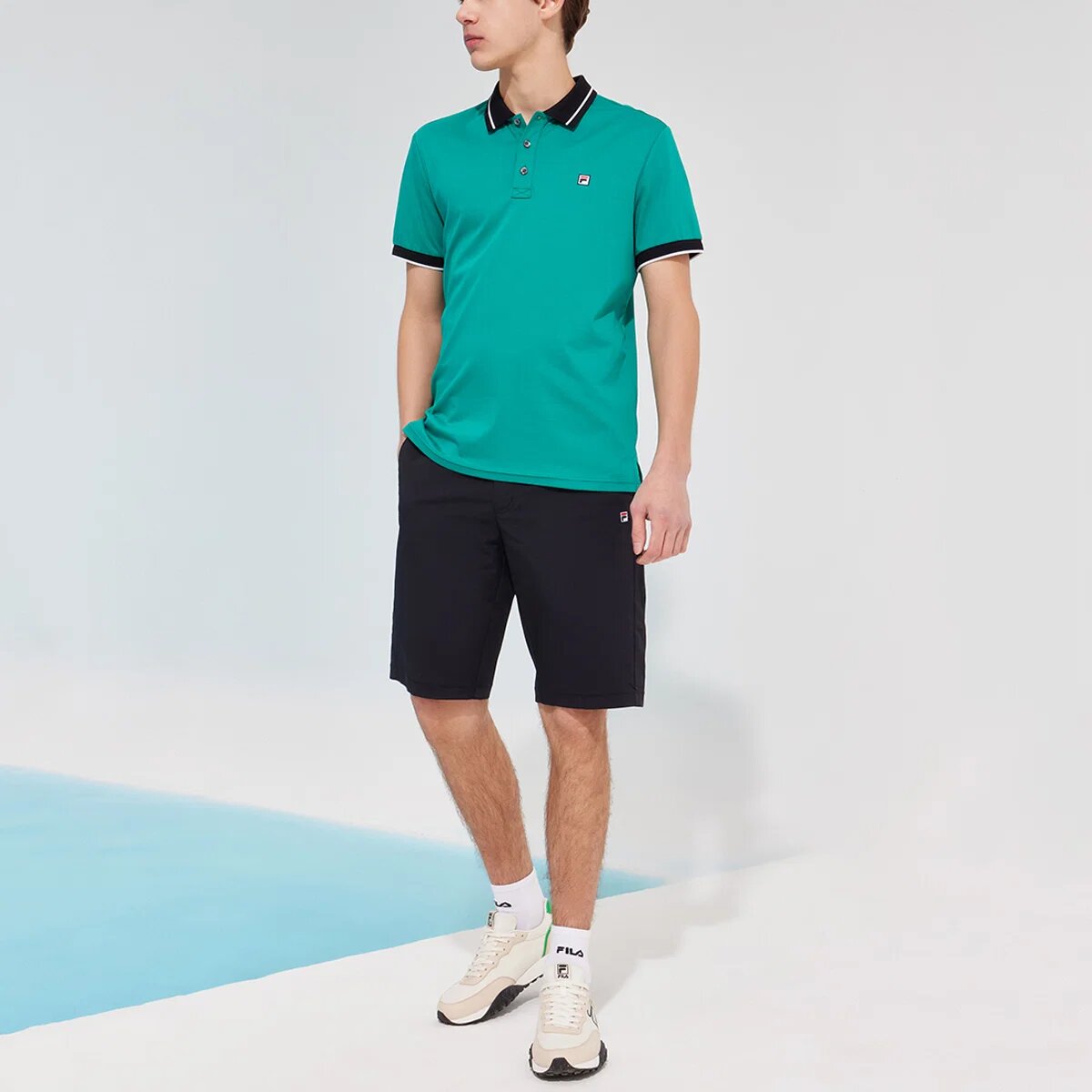 Loose Breathable Casual Woven Shorts Black