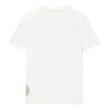 Loose Fit Logo Print T-Shirt "White Beige"