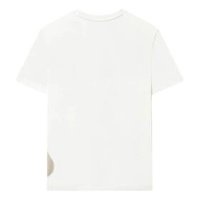 Loose Fit Logo Print T-Shirt “White Beige”