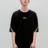Loose Short Sleeve Couple Style Black