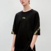 Loose Short Sleeve Couple Style Black
