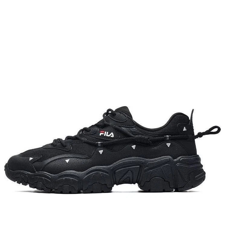 Low Top Running Shoes "Black White"