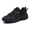 Low Top Running Shoes "Black White"