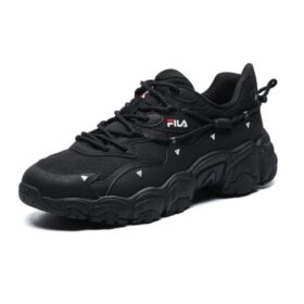 Low Top Running Shoes “Black White”