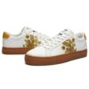Low-Top Sneakers White/Coffee
