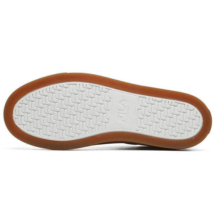 Low-Top Sneakers White/Coffee