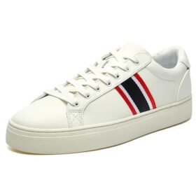 Low-Top Sneakers “White Red Black”