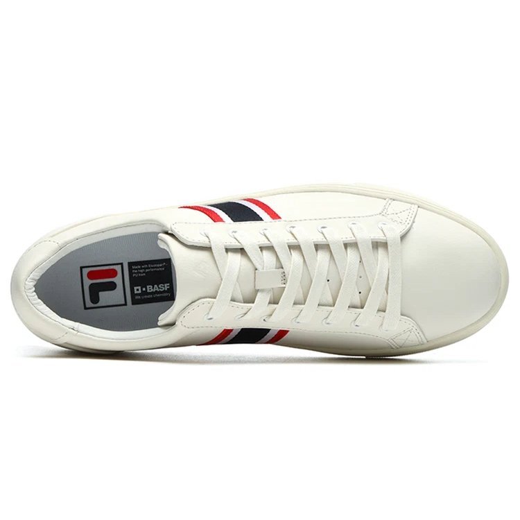 Low-Top Sneakers "White Red Black"