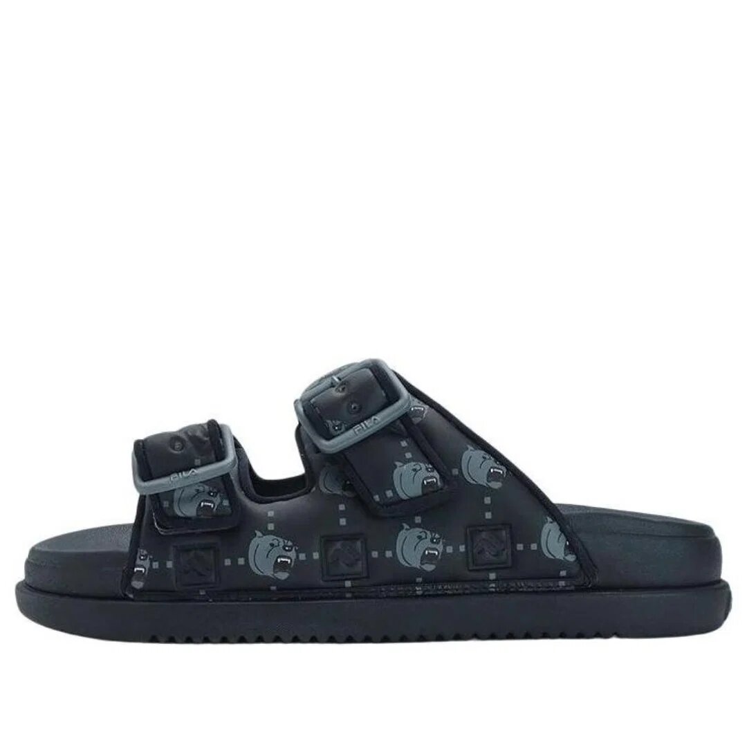 Lucia Sandals "Black Teal"