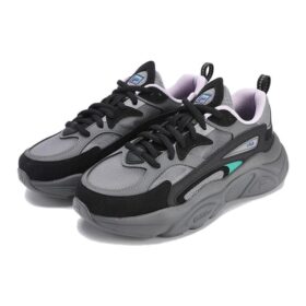 Mars 1S Breathable Retro Sneakers “Grey Black”
