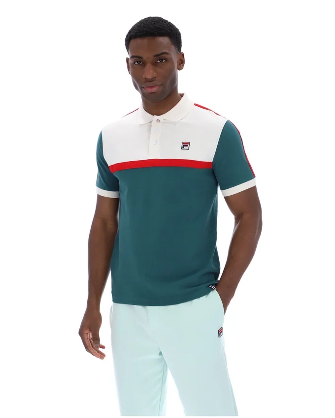 Mediterranea Mattia Contrast Panel Polo Shirt