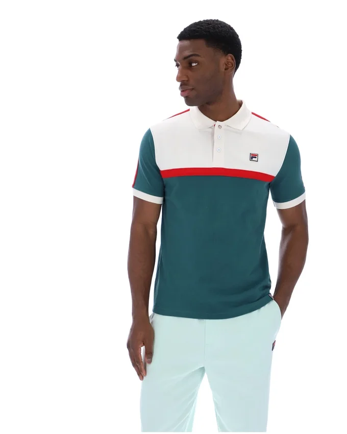 Mediterranea Mattia Contrast Panel Polo Shirt