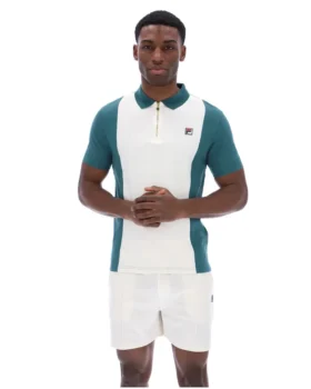 Mediterranea Pierro Zip Up Polo