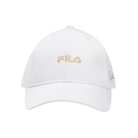 Men”s FILA Logo Casual White Baseball Cap