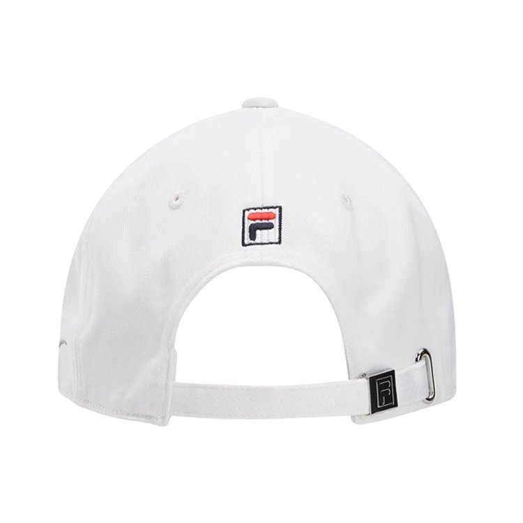 Men"s FILA Logo Casual White Baseball Cap