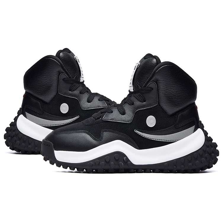 MIHARA x FILA FM-2 High Running Shoes Black/White