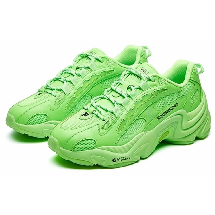 Mihara x FILA Pentera Low-Top Sneakers Green