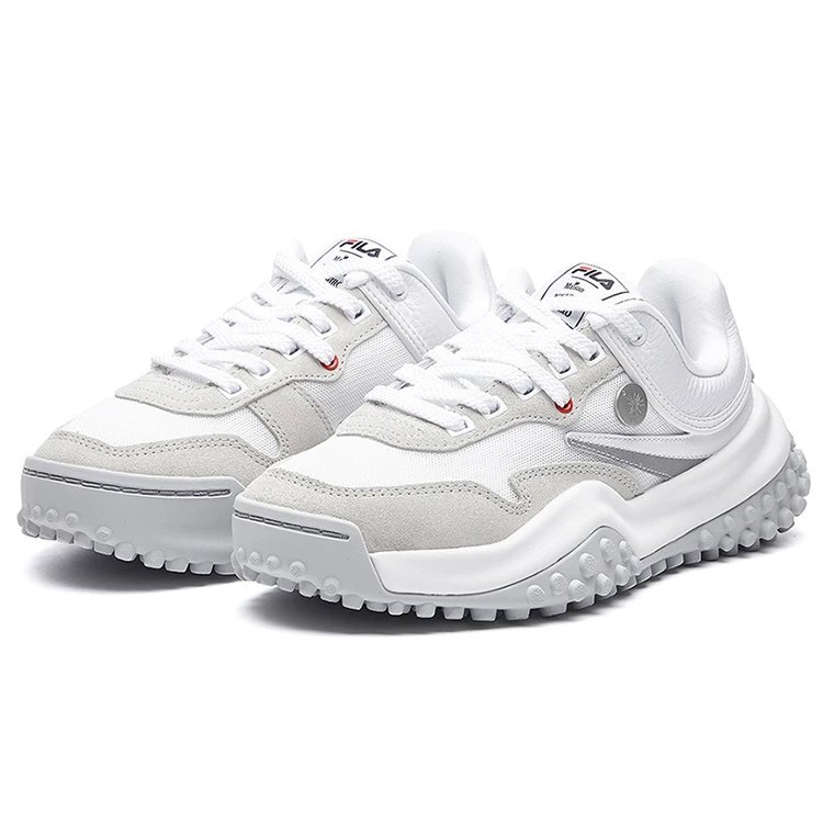 Mihara x FILA T1 Polka dot shoes white/grey