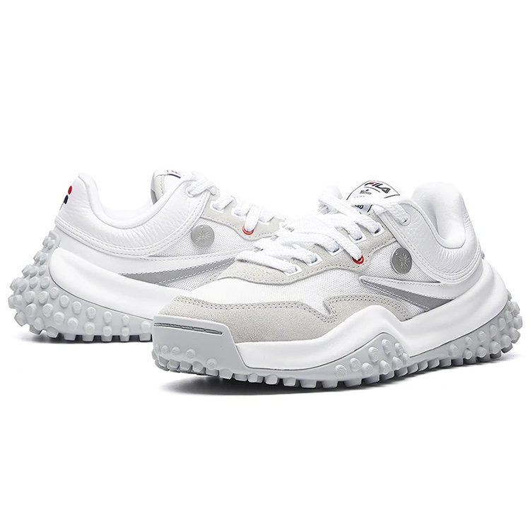 Mihara x FILA T1 Polka dot shoes white/grey