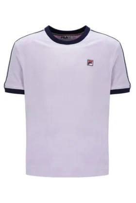 Misty Lilac Basilio Velour Tee